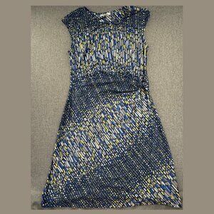 ZOZO A-Line‎ Dress Abstract Print Cap Sleeves Large Work, Party, Event, Wear